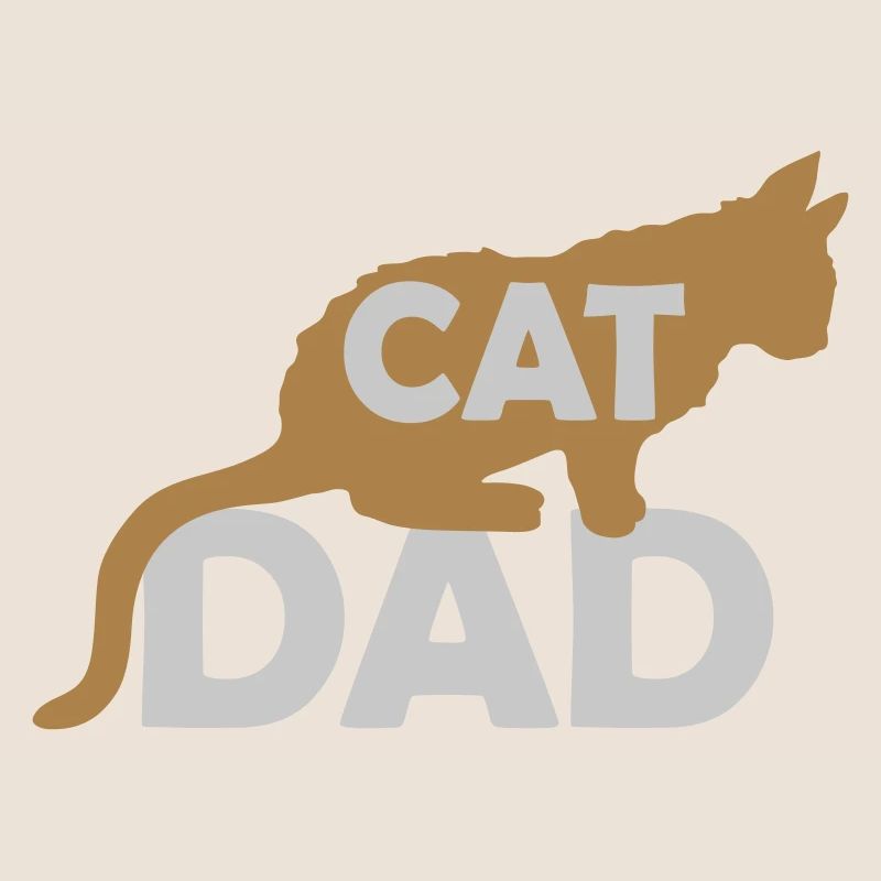 Conception du logo Cat Dad