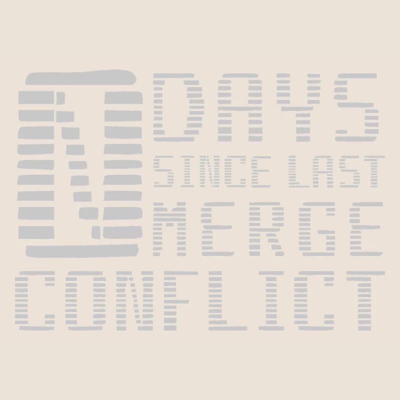 Merge Conflict Software Developer Entwickler geek
