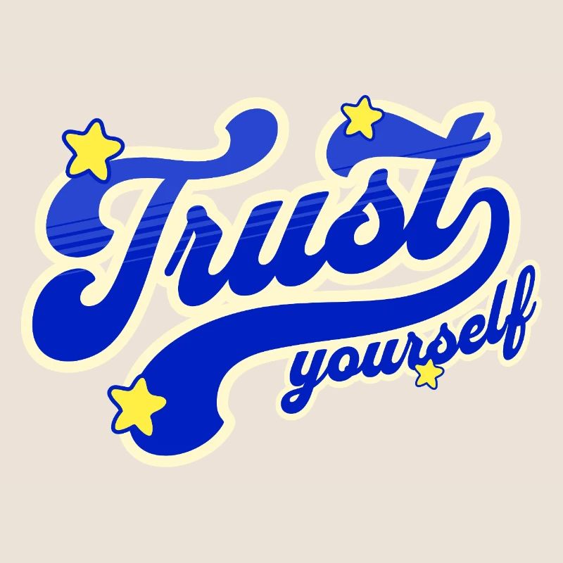 Self-Confidence Starry Script