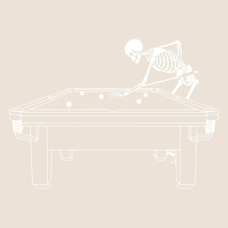 Skeleton Plays Snooker
