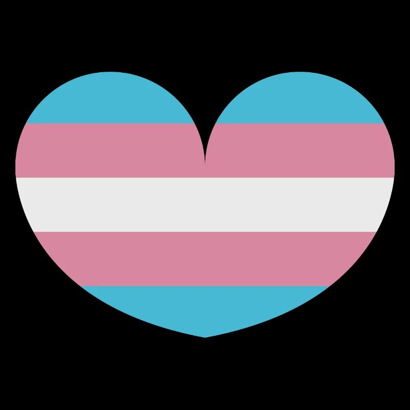 Drapeau trans heart