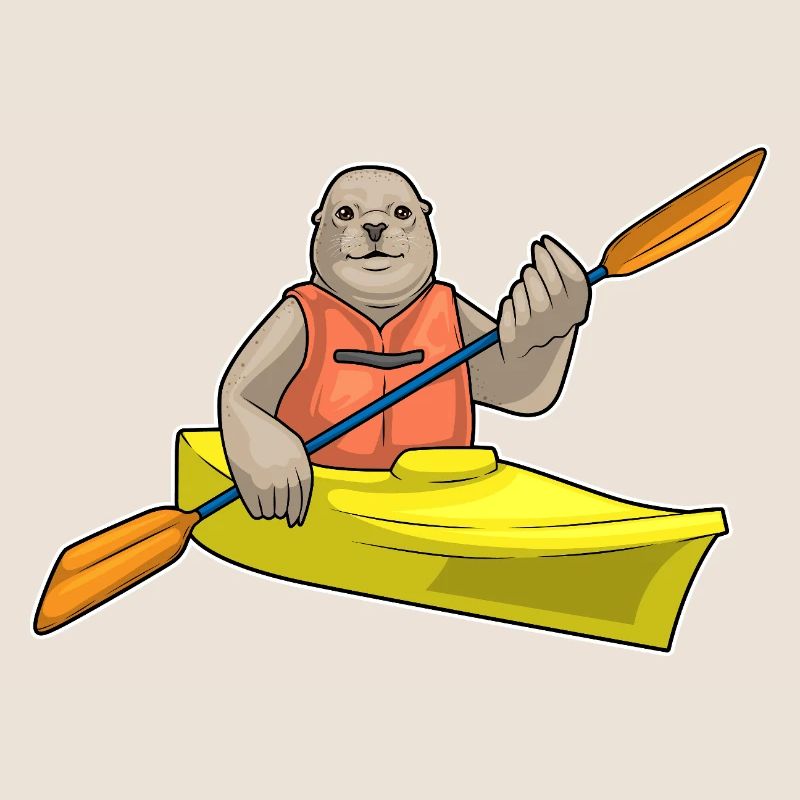 Petit bateau phoque