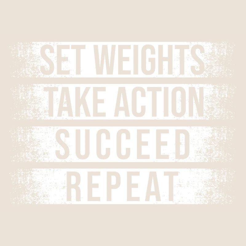Powerlifting Bodybuilder Set Weights Take Action