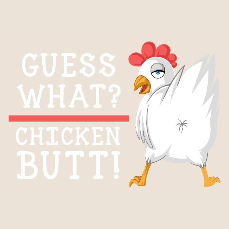 Devinez quoi, chemise en cul de poulet