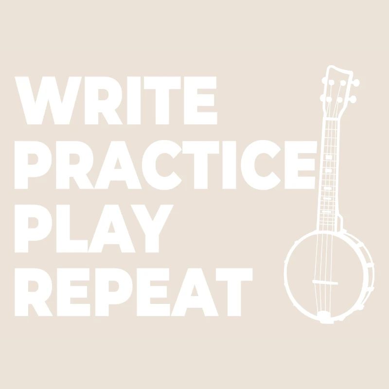 Writing, practicing, playing, repeating