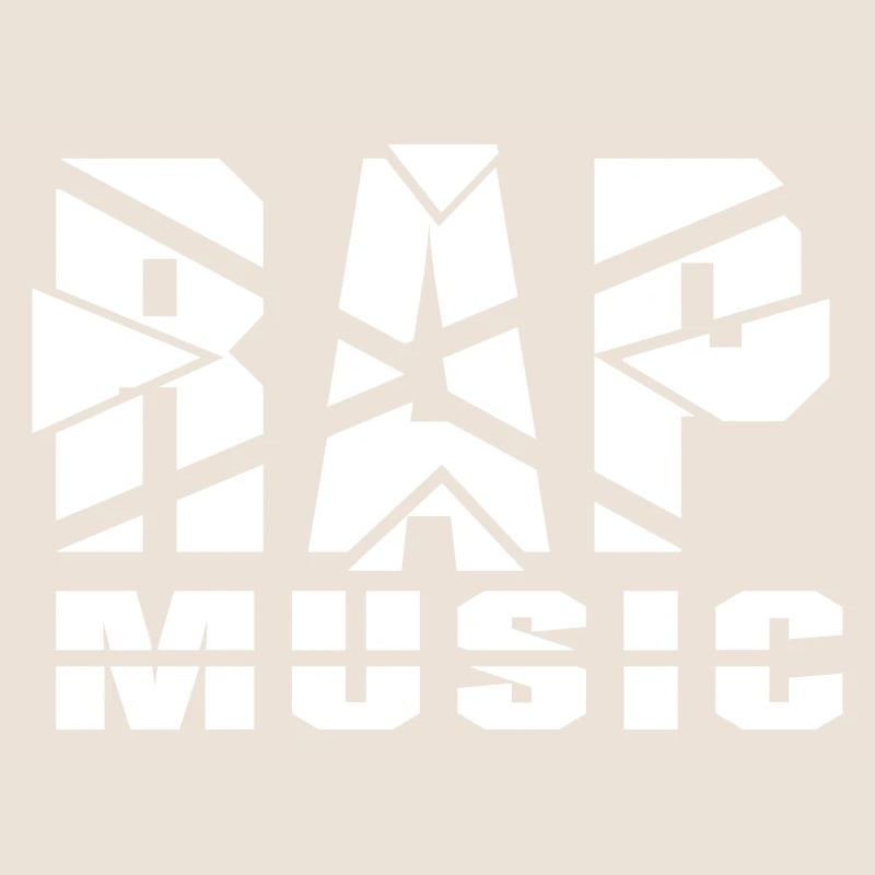 Conception de musique rap découpée