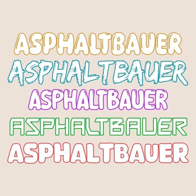 Constructeur d’asphalte comme métier