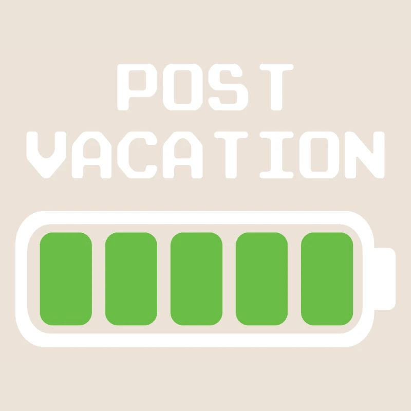 Conception post-vacances - Indicateur de batterie pleine
