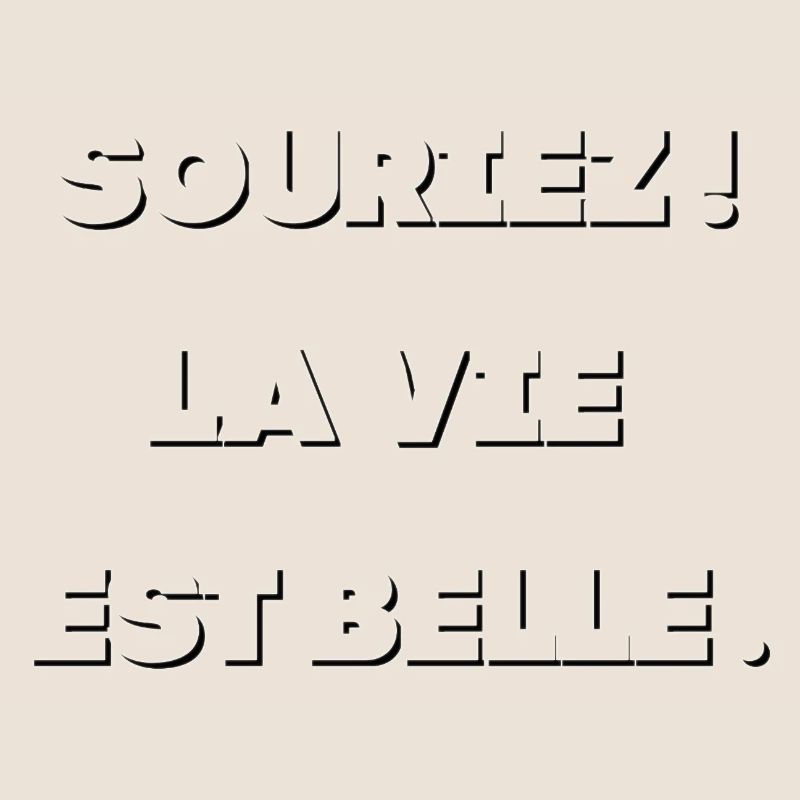 Neon Outline Typog Black