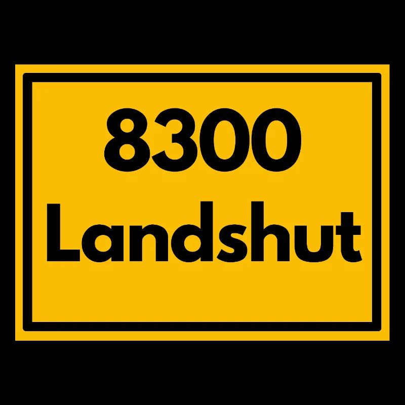 OLD POSTCODE POSTCODE RETRO 8300 LANDSHUT BAVARIA