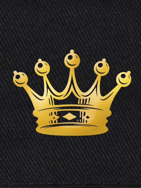 Silhouette couronne d’or