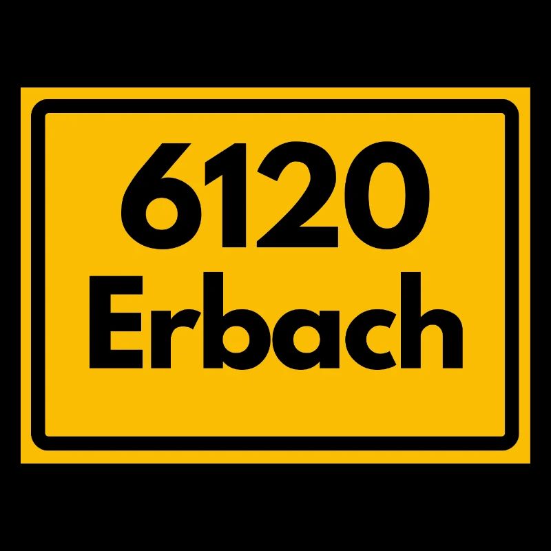 ALTE POSTLEITZAHL PLZ RETRO 6120 ERBACH HEIMAT