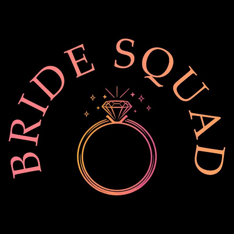 Bride Squad - Ring - personalisierbar