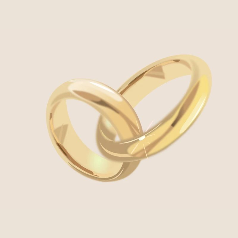 Der goldene Ehering