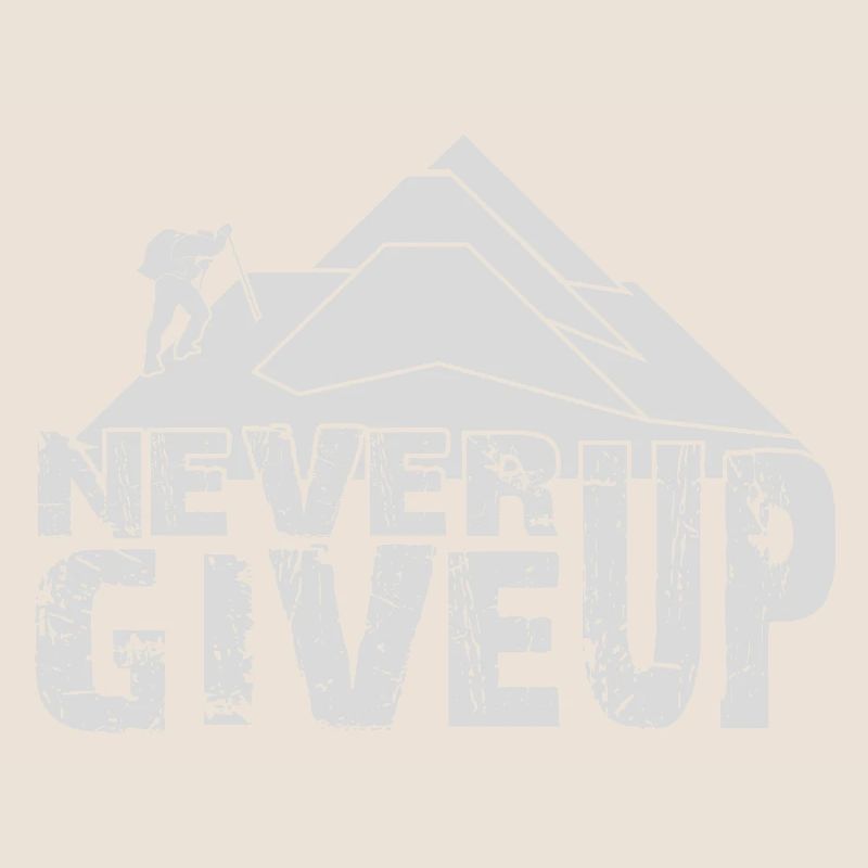 CLIMBING NEVER GIVE UP