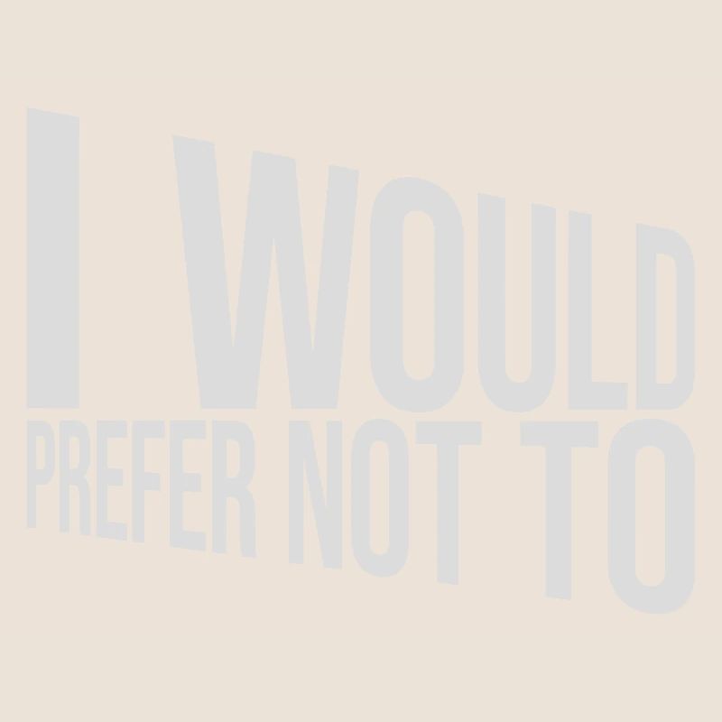 Je préfère ne pas