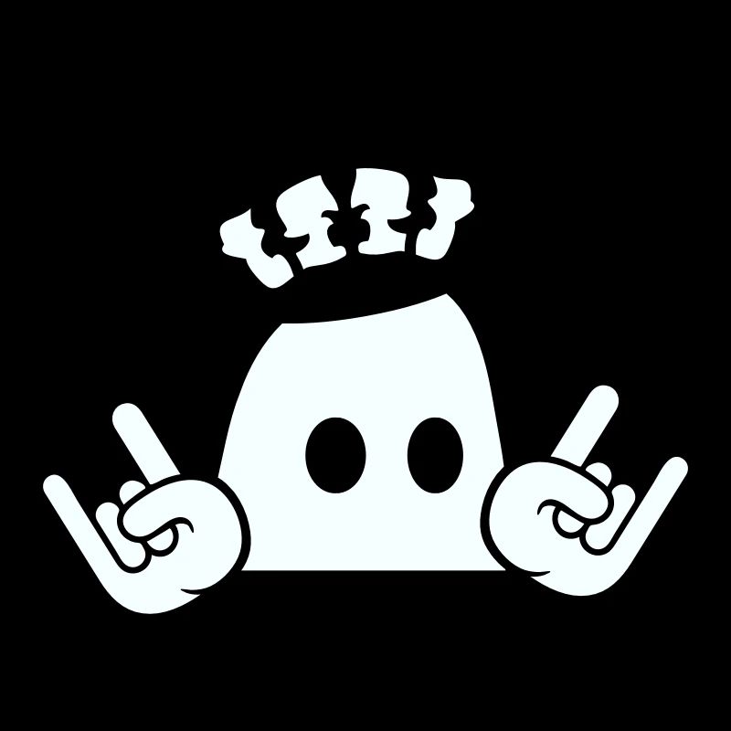 Cute Metal Halloween Ghost King Crown Ghost