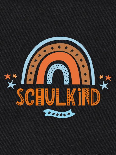 Schulkind Boho Retro Regenbogen
