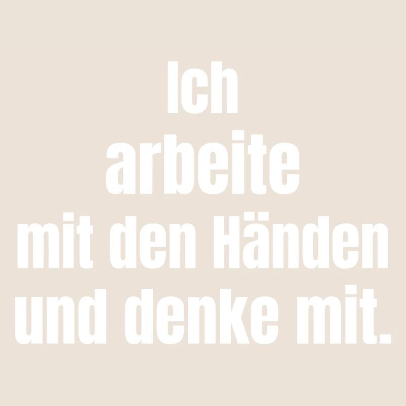 Hands Working Thinking Typography