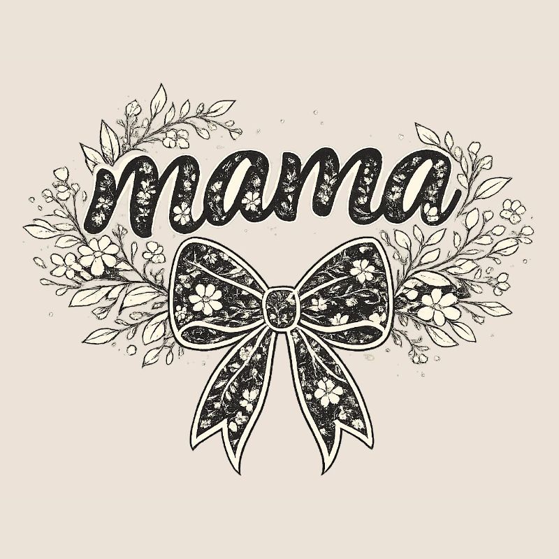 Mama-Geschenk: Retro-Mama-Visualisierung
