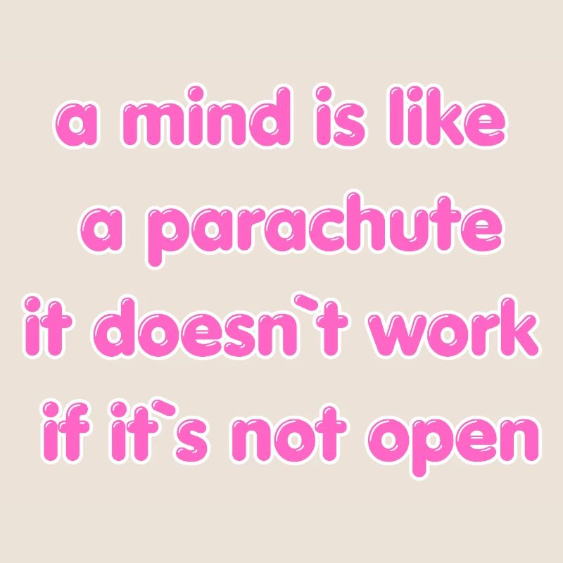 Open Mind Parachute Quote