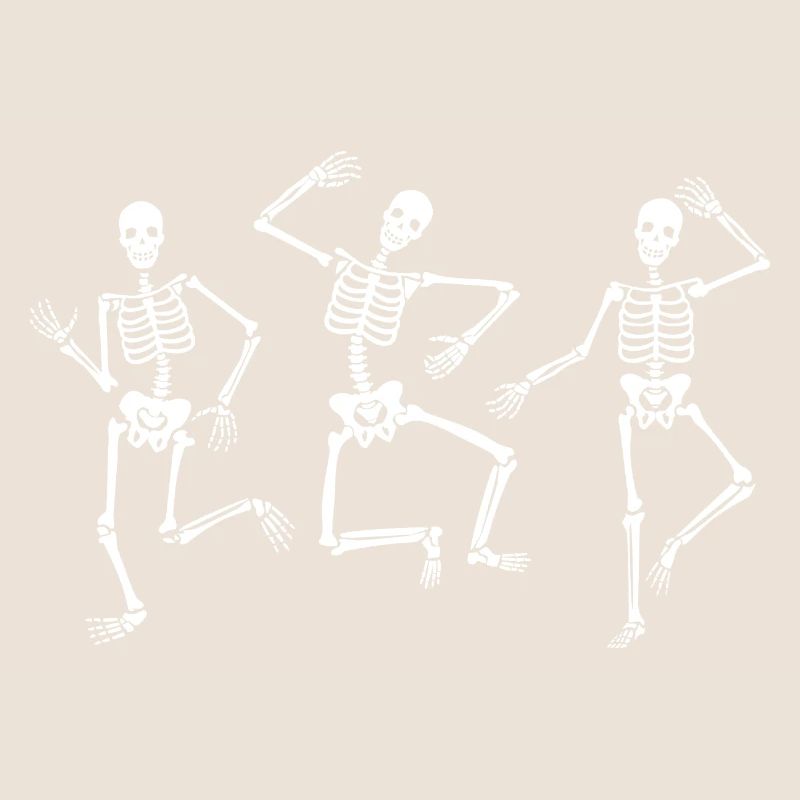 Dancing Skeletons Halloween Skeleton Dancing Funny