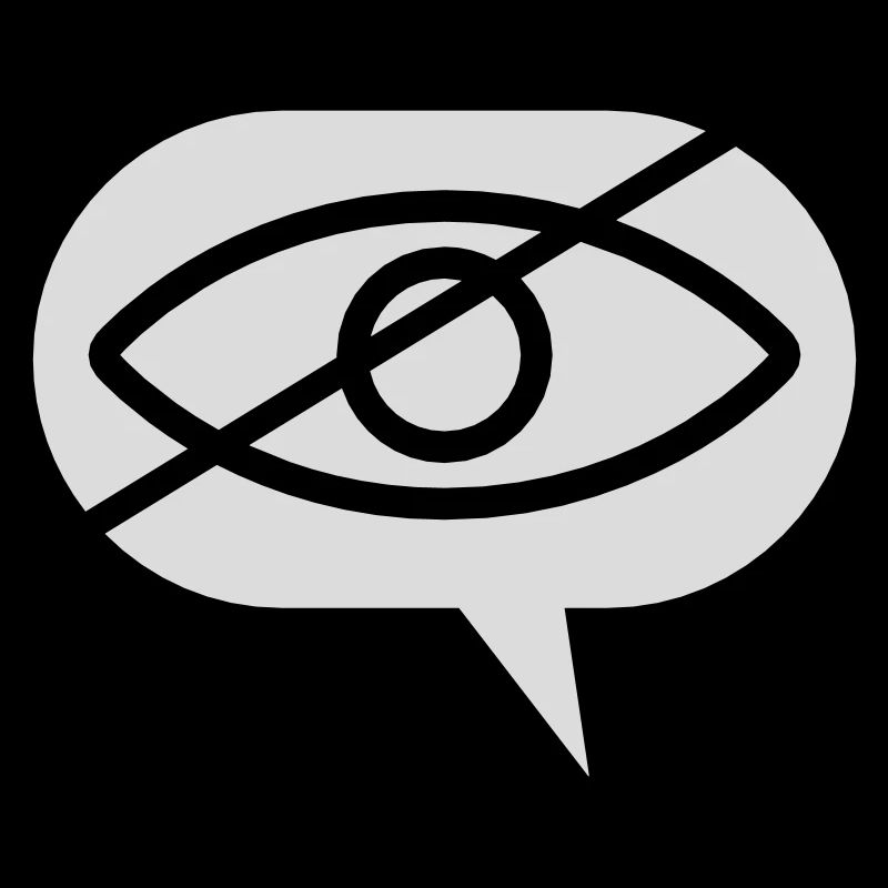 Interdit de regarder la bulle oculaire