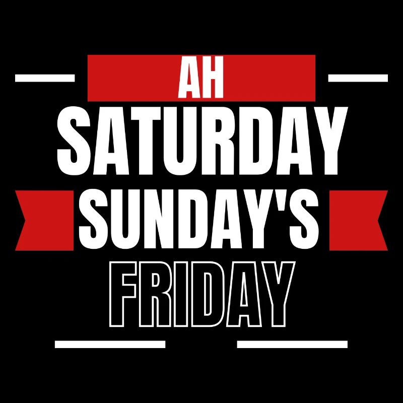 Ah Weekend Days Mashup Tee