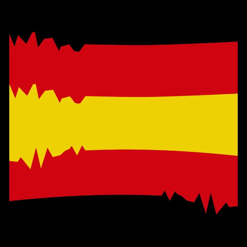 Drapeau espagnol : aspect flou