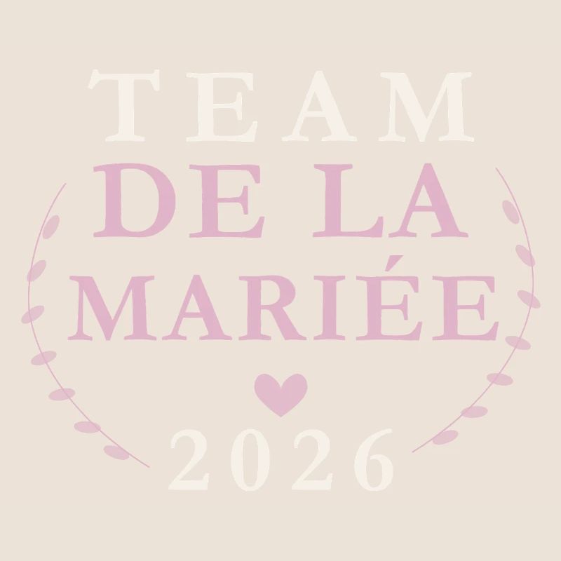 Équipe Mariée 2026