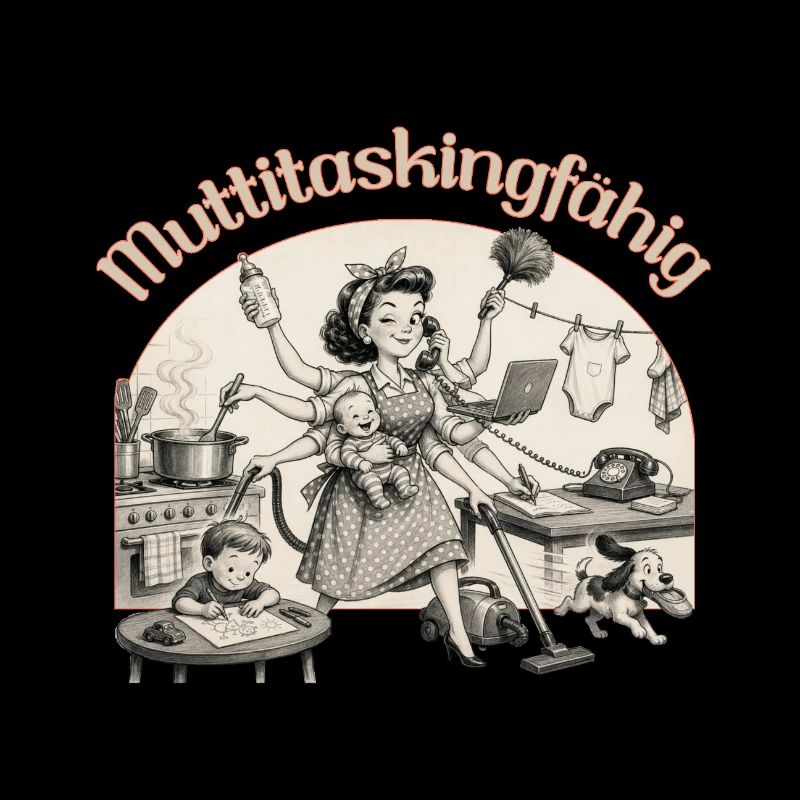 Multitasking? Nein. Muttitasking - Chaos? Läuft!