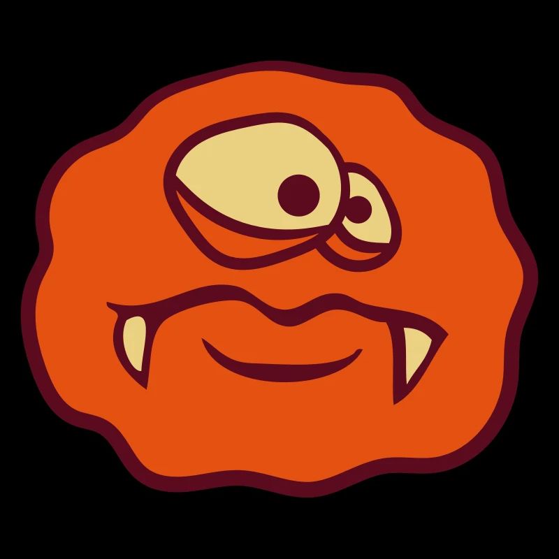 round circle bacterium virus cell glibber mucus ek