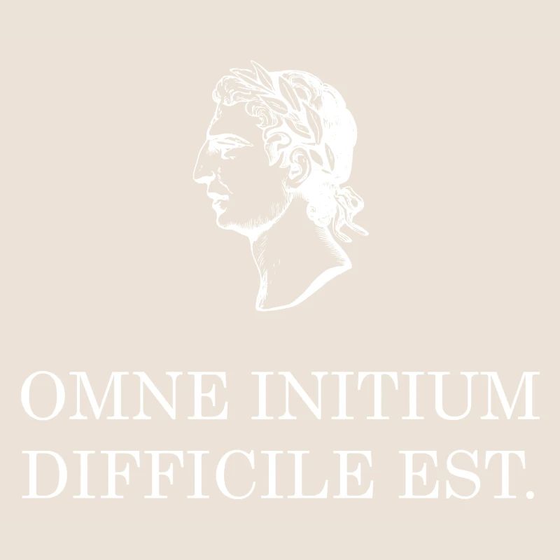 all beginning is difficult latin white