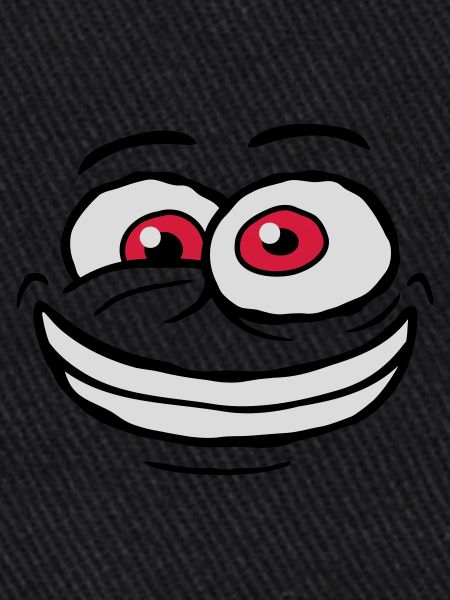 Crazy Comic Face Design
