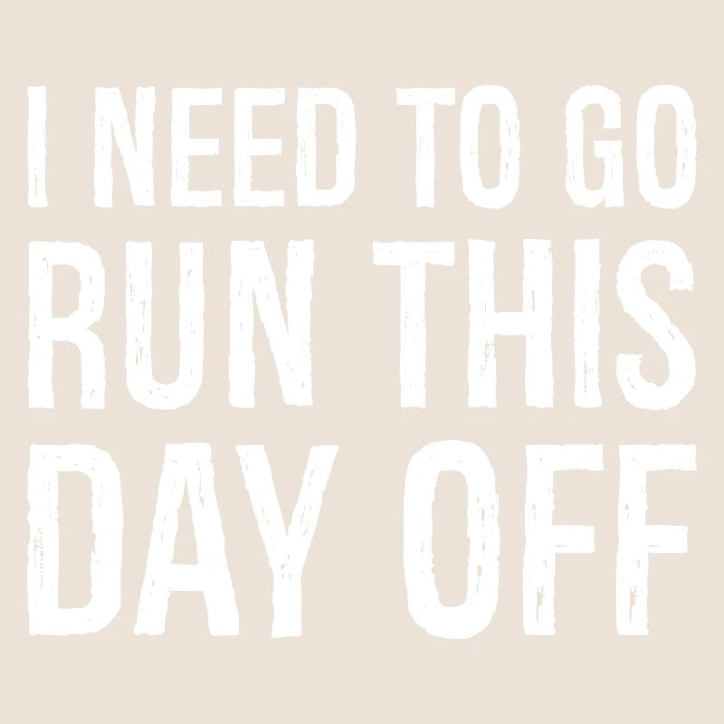 Ich muss heute frei laufen gehen