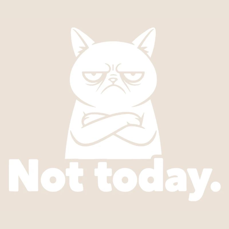 Grim Cat Not Today Meme