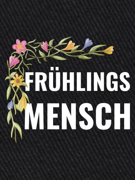 Frühlingsmensch – Blumen Statement