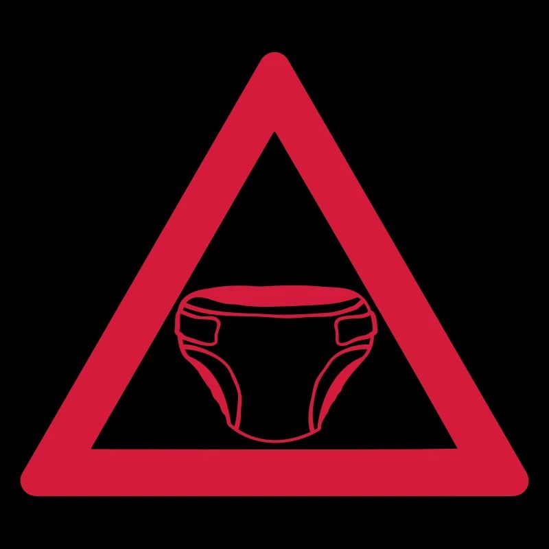 Warning Diaper Shield