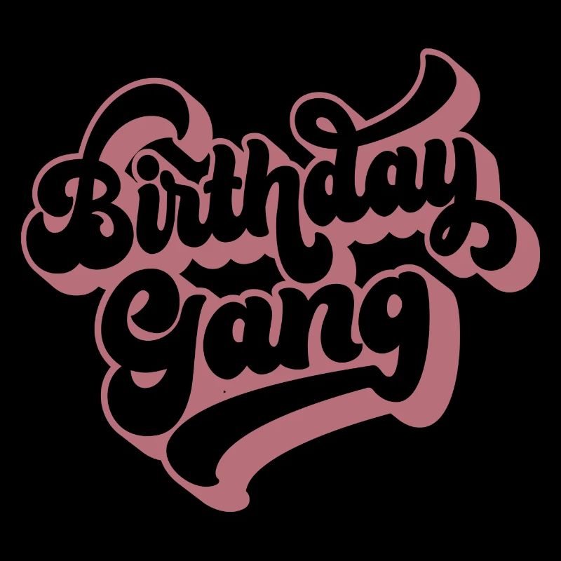 Geburtstag Gang Matching Gruppe Geburtstagsfeier Geschenk
