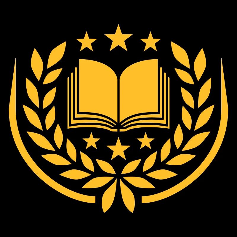 Sterne Lorbeerkranz offenes Buch