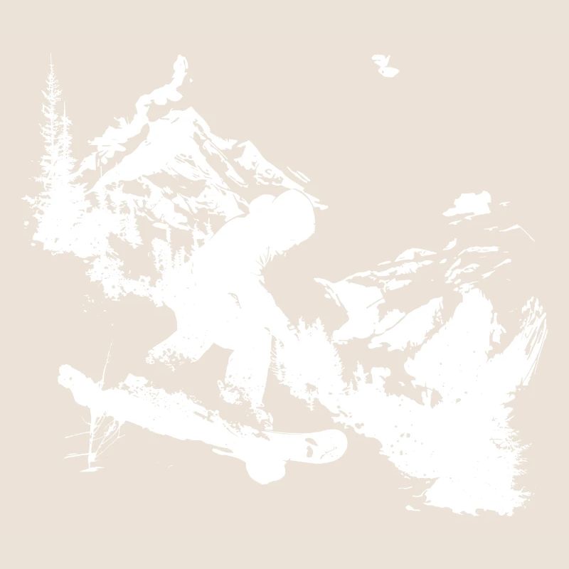 Graphismes de snowboard