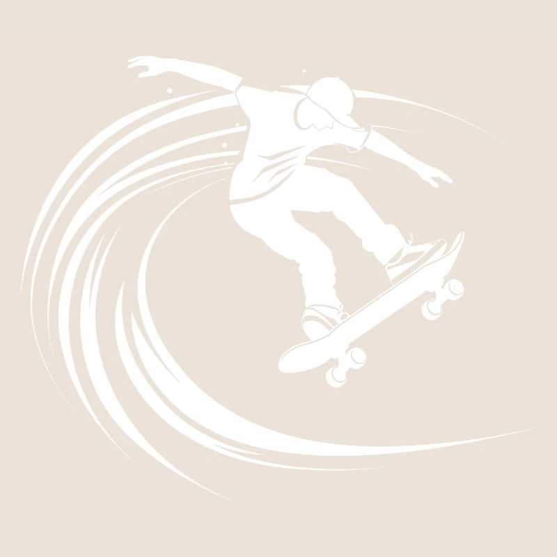 Skateboarder Drawing