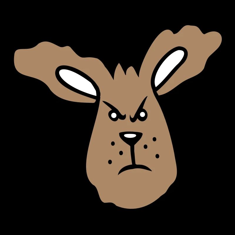 Bunny Angry Evil Naughty Aggressive Hate Frustration Anger