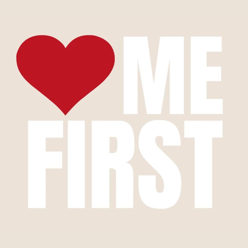 me first red and white