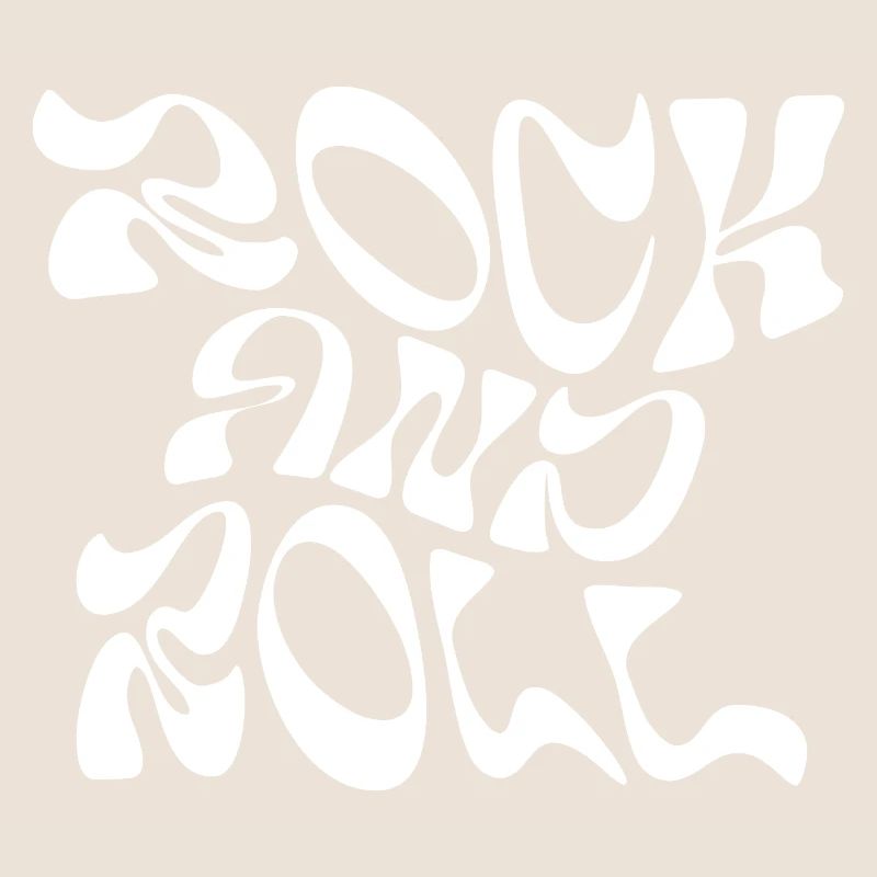 Rock and Roll Typography Design
