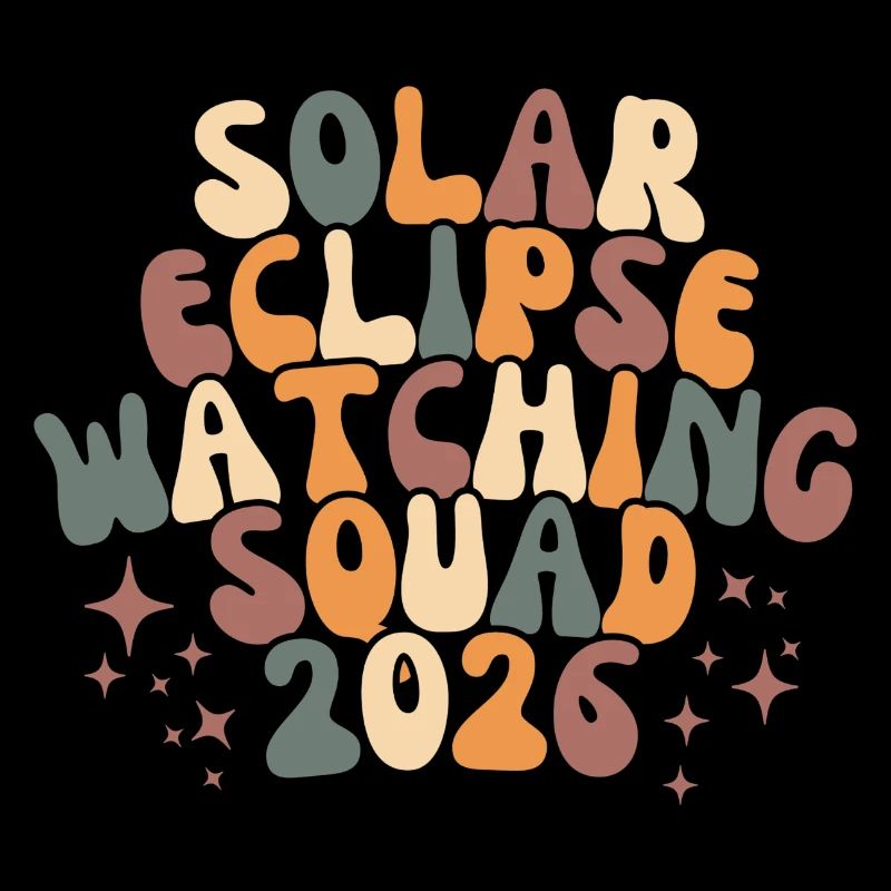 Solar Eclipse Watching Squad 2026