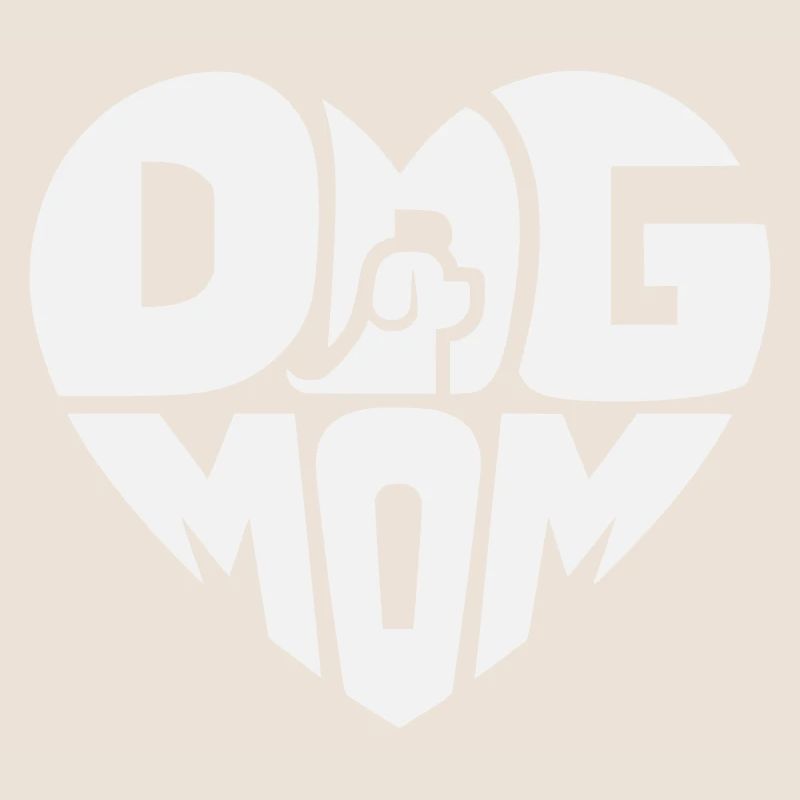 Hundemama Herz mit Hund Logo