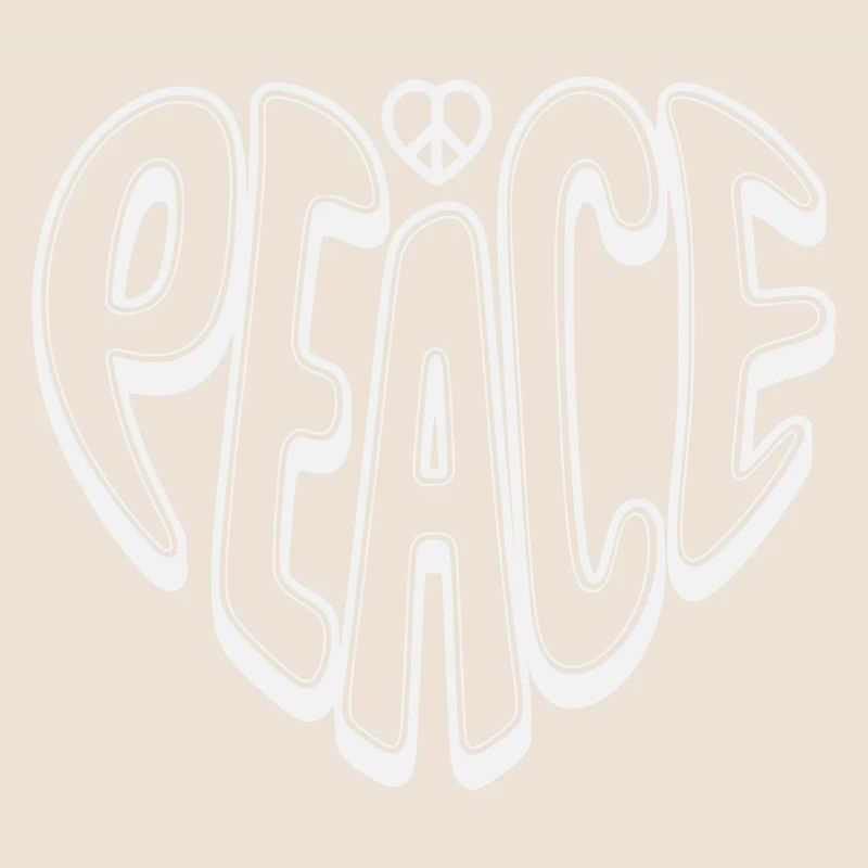 Peace Graffiti mit Peacezeichen 