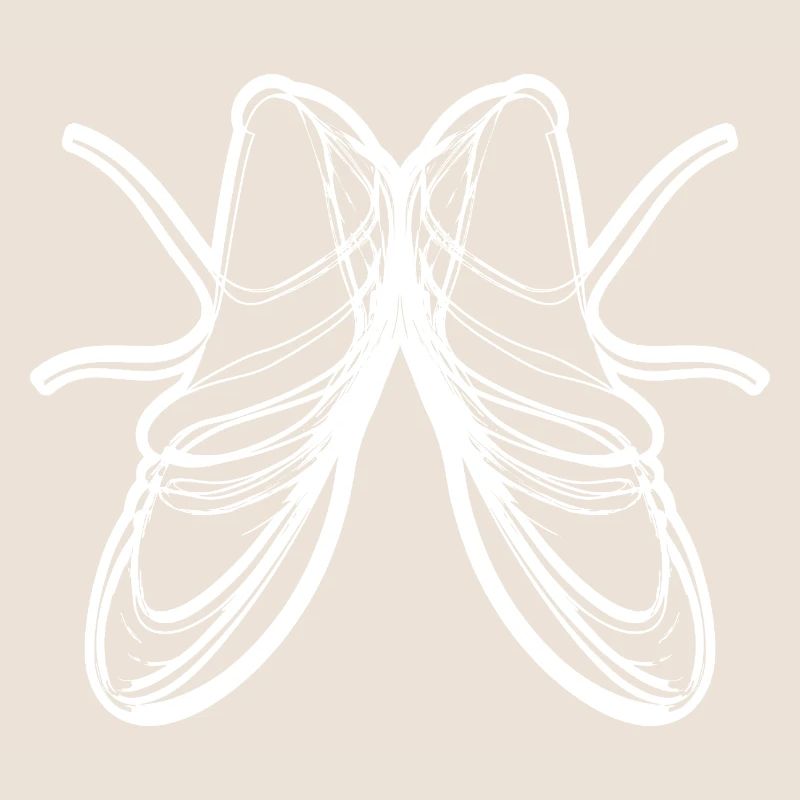 Dessin de chaussures de ballet