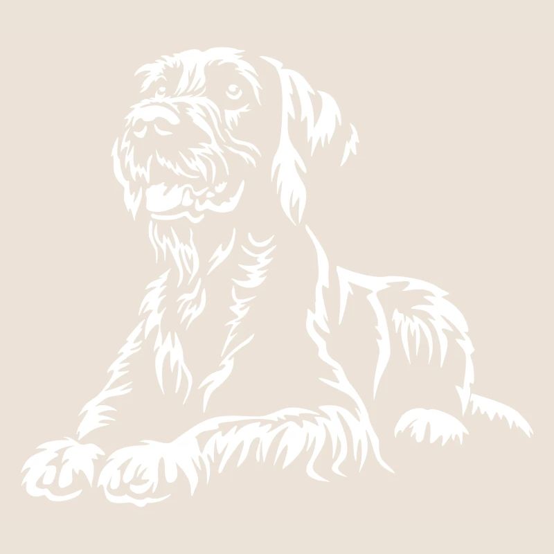 German Wirehaired Whisker "Black Edition"